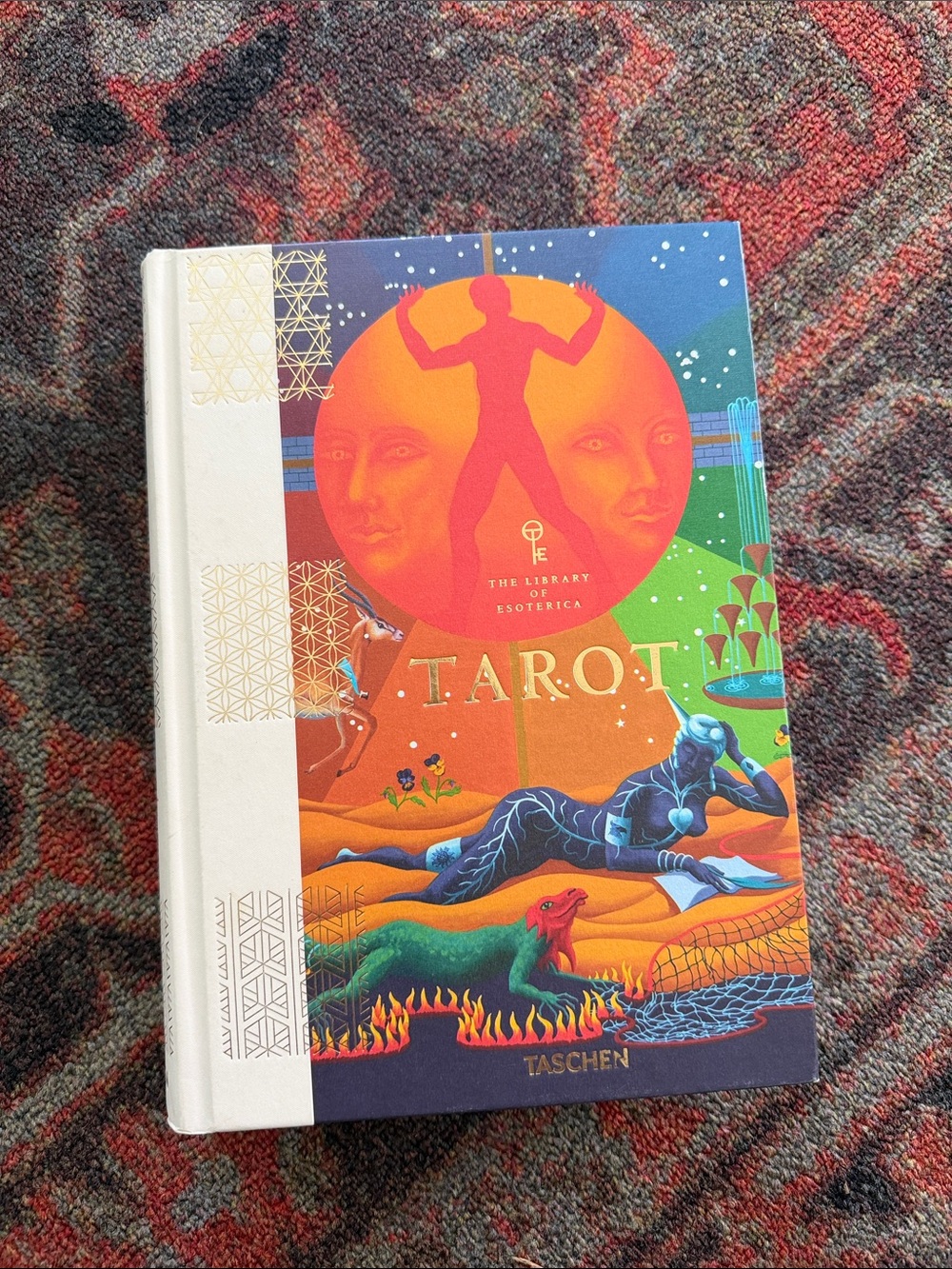 Taschen TAROT Hardcover Book - Orange, Blue, Green